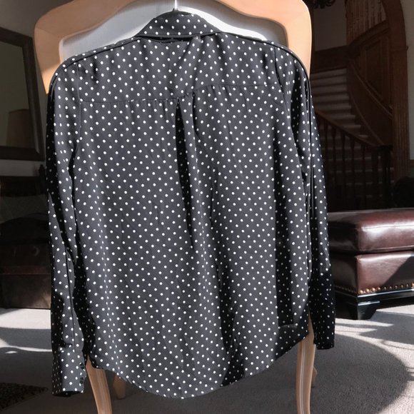 Who What Wear, Ebony Polka Dot, Sz XS, Blk, NWT! - Picture 5 of 13